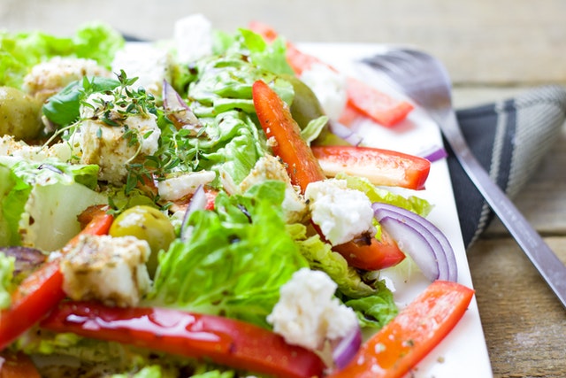 Chicken Greek salad recipe