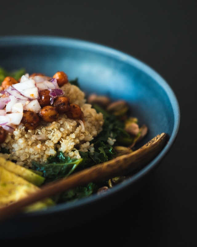 Mediterranean grain bowl