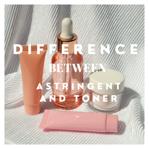 Difference between astringent and toner